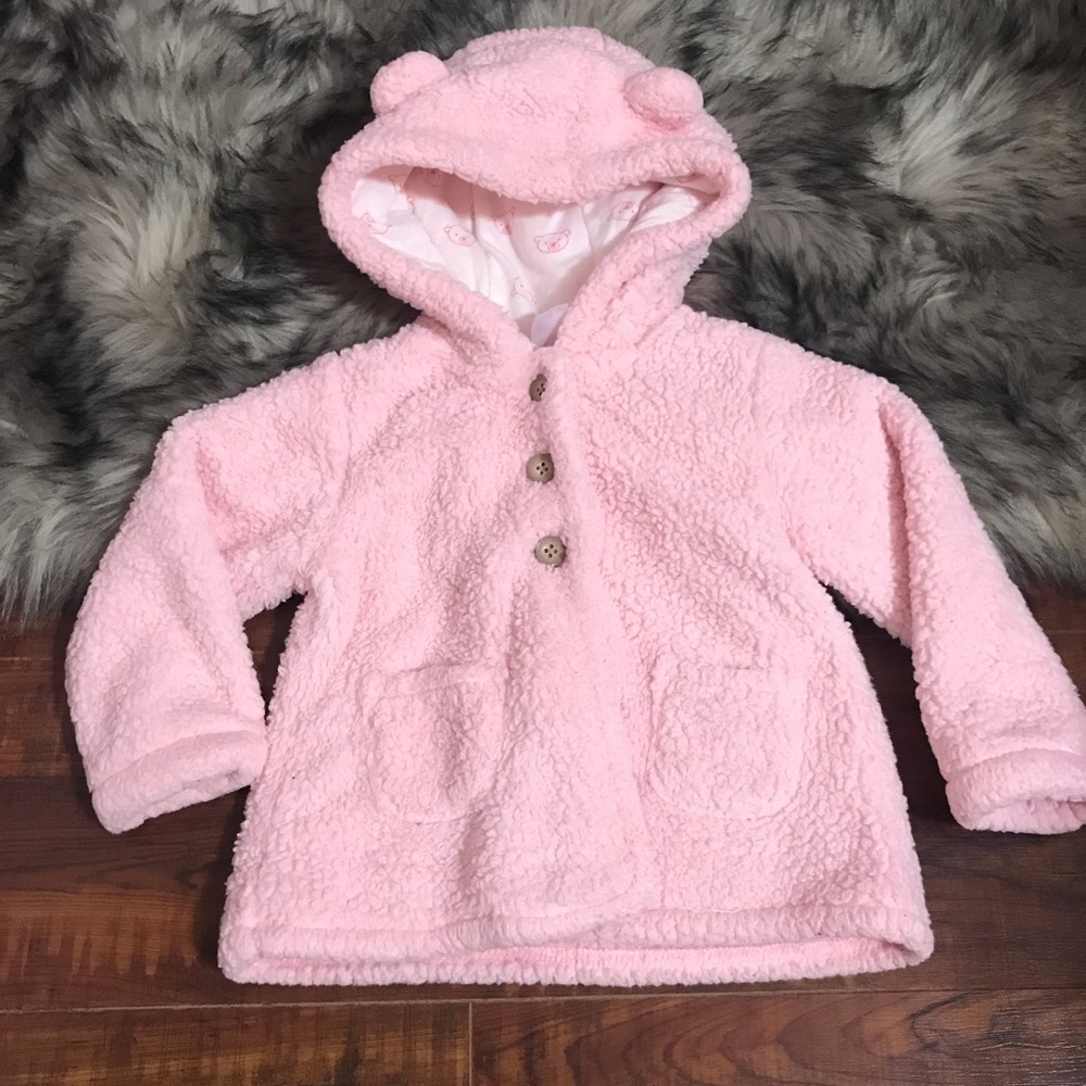 Carter’s Pink Bear Hoodie 18M